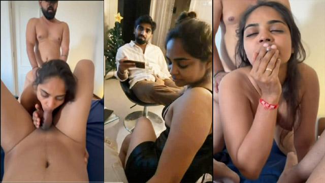 Indian Shared Wife Sex – threesome hard video